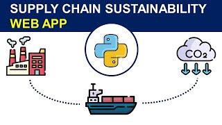 Data Science for Sustainability  - Web Application for Supply Chain Optimization