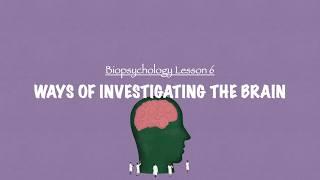 A-Level Psychology (AQA): Biopsychology - Ways of Investigating the Brain