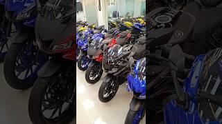 Welcome To Yamaha R15 V3 Black Blue Red Colour New 2024 Indonesia Version Review #shorts #bikecity