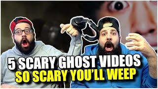 FRIDAY CACA TIME!! Top 5 GHOST Videos So SCARY You'll WEEP | REACTION!!