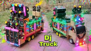 Mini Dj Truck loading At-New Home by cardboard making dj truck and light dj toy eicher dj big Dj Sr