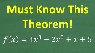 Find f(2) of the function using the Remainder Theorem! Algebra Polynomial Theory!