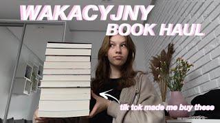 WAKACYJNY BOOK HAUL | książki z booktoka