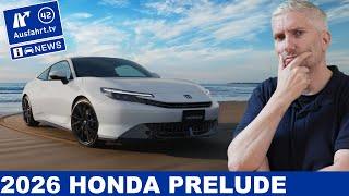 2026 Honda Prelude returns to Germany as a hybrid | Ausfahrt TV News