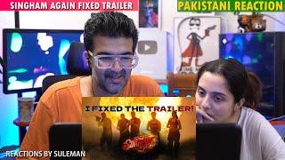 Pakistani Couple Reacts To Singham Again Re-Edited Trailer | Fixed Trailer | Ajay Devgn | Kareena K