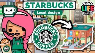 NEW STARBUCKS SHOP! ️|| Aesthetic Local Shop || Toca Life World