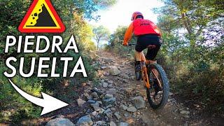 Como SUBIR TRIALERAS de PIEDRA SUELTA en BICICLETA  | Técnica MTB en Subida