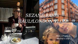 SEZANE TRY ON HAUL + SHOPLKT GALA+MOTHERS DAY IN LONDON/Eva McMahon