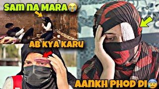 AANKH PHOD DI||SAM NE MARA||AB KYA KARU||@sam..vlogs786||preparation for ladakh ride||Ducatibike