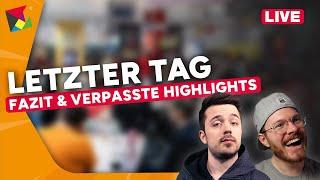 SPIEL Messe 2024 Livestream - Letzter Tag mit Fazit & Verpasste Highlights