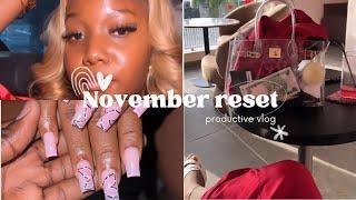 3 days self care/November reset vlog* Best nail tech in Lagos/ working on TV 