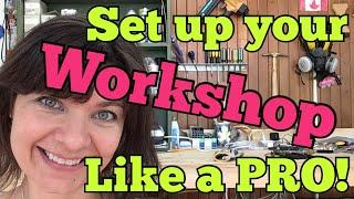 Set up your UPHOLSTERY workshop like a Pro!