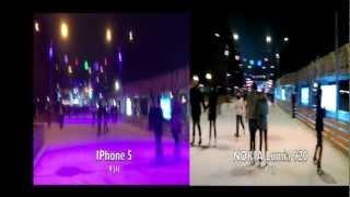 IPhone 5 vs NOKIA Lumia 920 video test 1