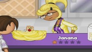 crashing papa's scooperia by giving janana 3,106 bananas