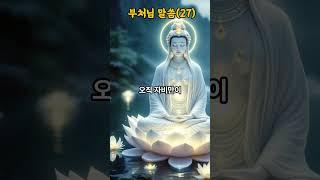 부처님 지혜의 말씀(27), -자비- #석가모니 #명언 #불경