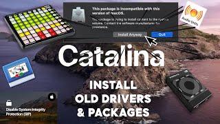 HOW TO INSTALL “INCOMPATIBLE” SOFTWARE, DRIVERS OR ANY OLD PACKAGES ON MacOS Catalina (Tutorial)