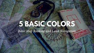 Basic Map Reading: 5 Basic Colors