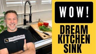 Kraus Kitchen Sink Faucet & Disposal Replacement | Kitchen Makeover Series Part 7