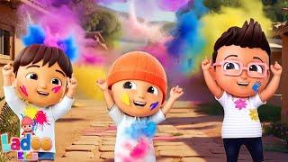 Holi Song in Hindi, होली है, Festival of Colors and Children Nursery Rhymes