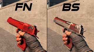 CS2 Desert Eagle | Crimson Web - Skin showcase all floats [4K60FPS]