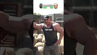 Strong Man vs Pro Bodybuilder... #versus #strongman #probodybuilder #bodybuilder #gym #challenge