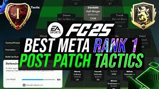 FC 25 - BEST RANK 1 META TACTICS *POST PATCH* AND FORMATIONS - ONE OF THE BEST SETUPS EVER!
