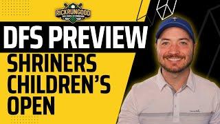 Shriners Children's Open | DFS Golf Preview & Picks, Sleepers - Fantasy Golf & DraftKings