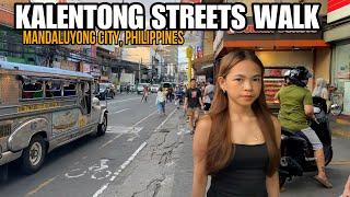 STREET SCENES IN THE AFTERNOON-KALENTONG AREA MANDALUYONG CITY, PHILIPPINES [4k] walking tour