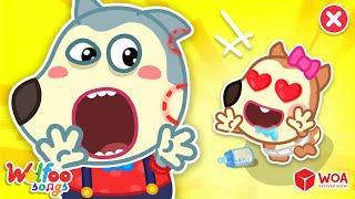 Ouch! Baby Lucy, Don't Bite! Biting Monster Song  |  WOA Cartoon World