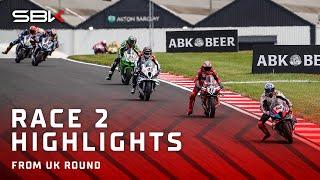 HIGHLIGHTS from Race 2 at Donington Park  | 2024 #UKWorldSBK 