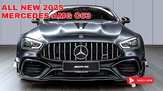 First Look! 2025 Mercedes-AMG C63 Revealed! - A Masterpiece of Power and Elegance!