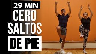 cardio abdomen y cintura de pie  ejercicios para bajar de peso en casa sin saltos