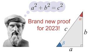 The Fantastic New Trigonometric Proof of the Pythagorean Theorem  #SoME3