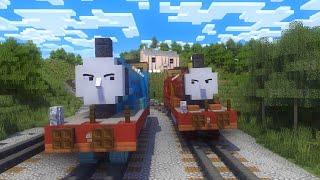 Edward vs. James in Minecraft Animation