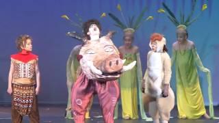 Lion King Jr. Hakuna Matata Scene. Emma Grace Sanderson TImon