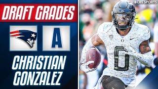 Patriots Draft LOCKDOWN CB Christian Gonzalez With 17th Overall Pick I CBS Sports