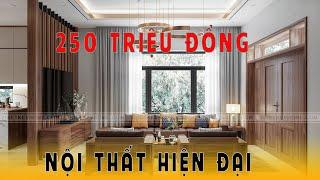 THIẾT KẾ NỘI THẤT HIỆN ĐẠI VỚI CHI PHÍ 230 TRIỆU ĐỒNG