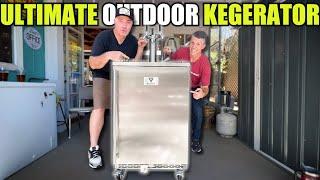 The ULTIMATE Outdoor Kegerator | KOMOS Stainless Steel Kegerator | MoreBeer!