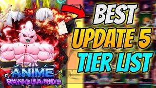 The *BEST* Tier List For Anime Vanguards Update 5