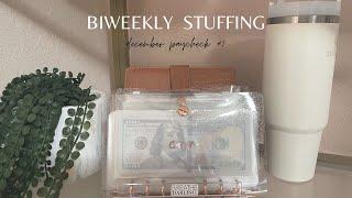December Paycheck #1 Cash Stuffing | Mini stuffing | $160