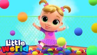 Playground Song (Nina and Nico)| Little World Kids Songs & Nursery Rhymes