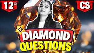 4AM wali class | Diamond Questions for Class 12 CS | Abki baar 95+ paar | L12 #lovejeet #class12cs