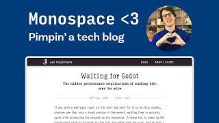 How to treat monospace alike fonts in a tech blog – Typographic Review