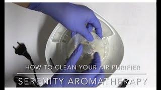 TUTORIAL:  How to disassemble and clean your water based air purifier machine