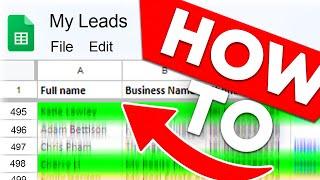 Get +500 Leads in Under 5 MINUTES for FREE in Any Niche (not bs)