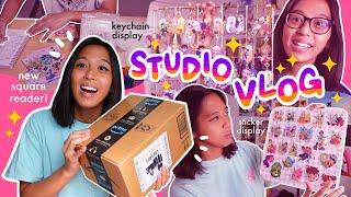 Studio Vlog  Artist Alley prep, where I order products & display tips!