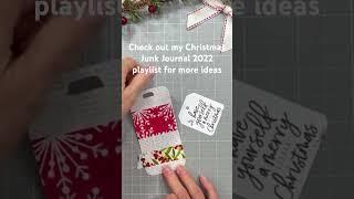 Fun & easy Christmas junk journal and ephemera ideas! #shorts #christmasjournal #junkjournal