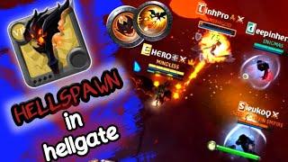 Hellspawn in hellgate 2v2 !! meta build || albion online