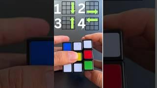 Four easy step to solve a rubik's cube 3x3 #cube #rubikscube #rubik