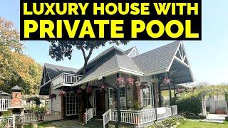 Inside Tour of 4 BHK LUXURY HOUSE WITH PRIVATE Swimming POOL at BHAJAN KALA COTTAGE DEHRADUN